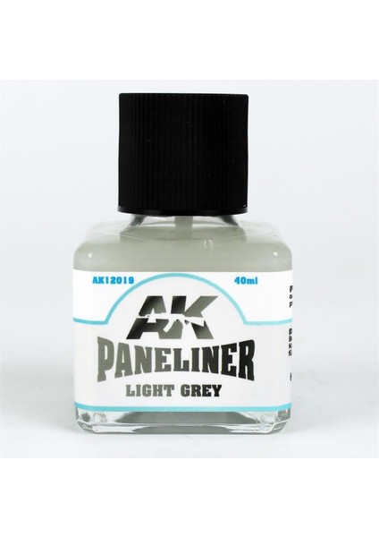 AK 12019 40 ml. Paneliner, Açık Gri, Enamel Boya