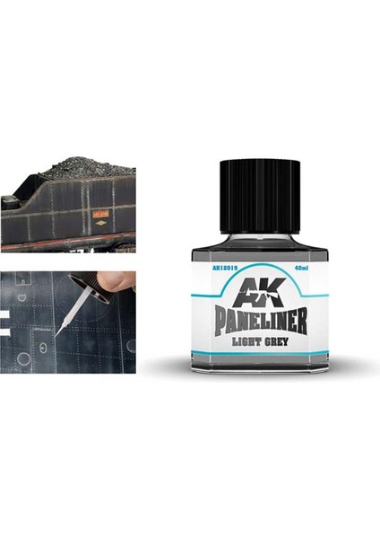 AK 12019 40 ml. Paneliner, Açık Gri, Enamel Boya fiyatları
