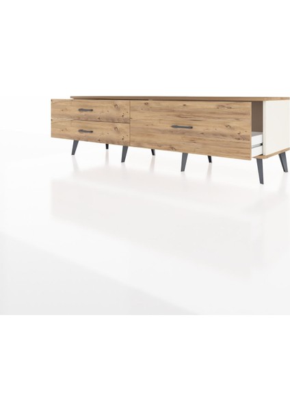 Hyperion Tv Ünitesi 3 Çekmeceli 176X44X51 Aytaşı-Çam/çam modelleri