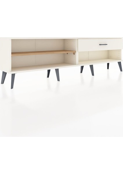 Arges Tv Ünitesi Tek Raflı Tek Çekmeceli 176X30X51 Aytaşı-Çam/aytaşı fiyatları