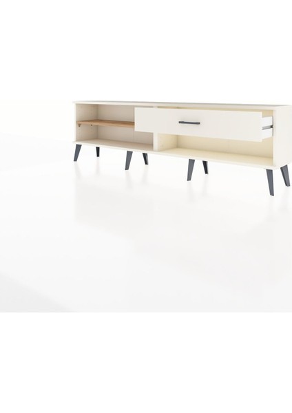 Arges Tv Ünitesi Tek Raflı Tek Çekmeceli 176X30X51 Aytaşı-Çam/aytaşı modelleri