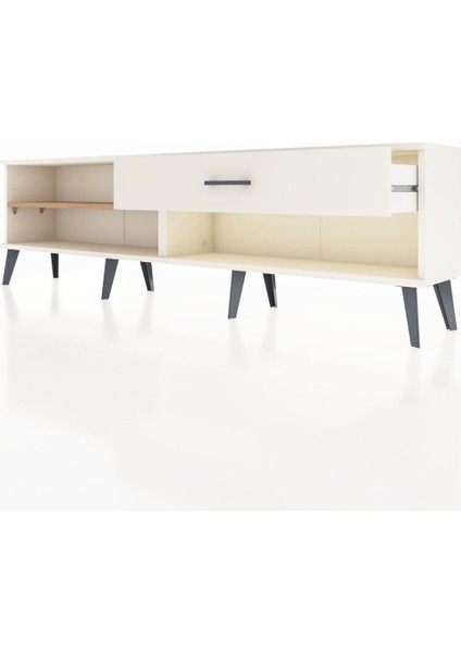 Arges Tv Ünitesi Tek Raflı Tek Çekmeceli 176X30X51 Aytaşı-Çam/aytaşı fırsatları