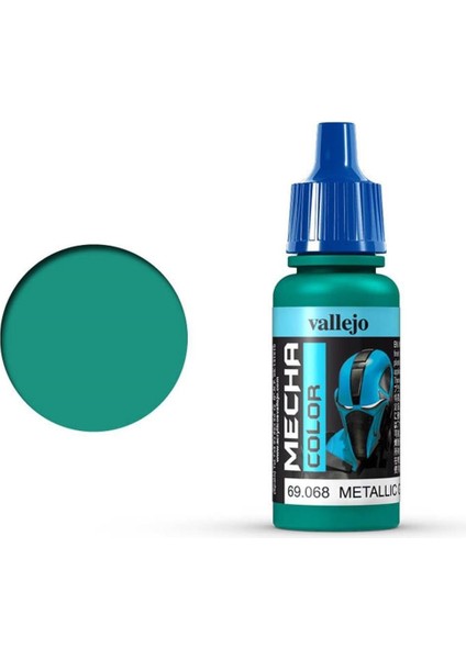 69068 18 Ml. Metallic Green, Mecha Color Serisi Model Boyası