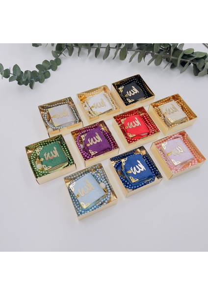 10 Adet Hediyelik Karışık Renk Mini Kuran-I Kerim ve Inci Tesbih Seti ( Mevlit-Sünnet-Hac-Umre) fiyatları