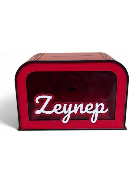 Kişiye Özel Isme Özel Ahşap Kumbara – Hediye & Para Biriktirme Kutusu