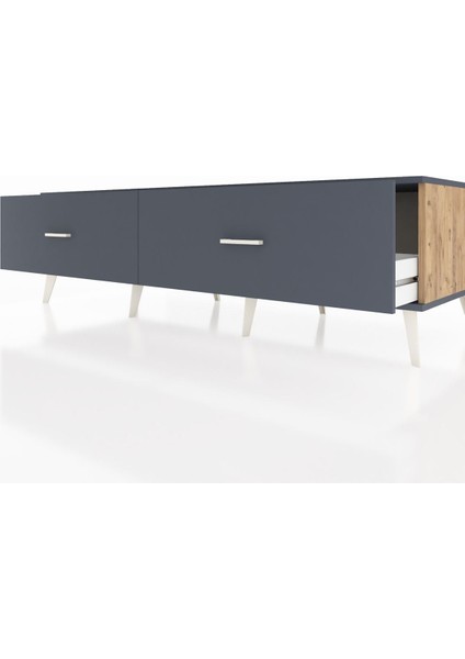 Kronos Tv Ünitesi 2 Çekmeceli 176X59X51 Çam-Antrasit/antrasit fırsatları