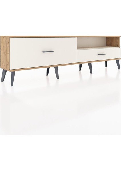 Arges Tv Ünitesi Tek Raflı 2 Çekmeceli 176X30X51 Çam-Aytaşı/aytaşı fiyatları