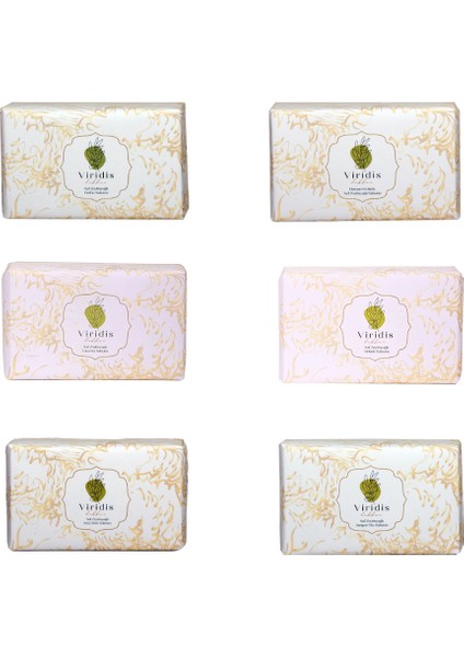 🌿 6’lı Saf Zeytinyağlı Katı Sabun Paketi