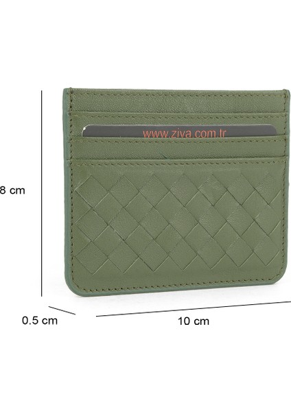 , Unisex Hakiki Deri Kartlık 1539852Z06 Yeşil fiyatları