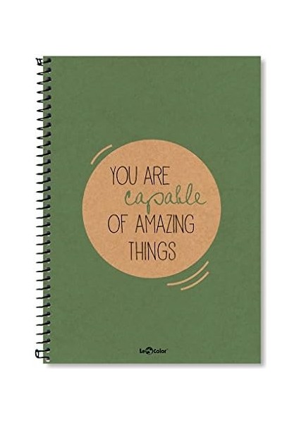 2015074/3 Eco Sert Kapaklı, Spiralli, Sarı Kağıtlı, 200 Sayfa Yeşıl fiyatları