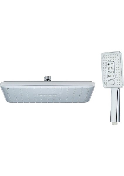 Rhea Krom Tepe Duş ve El Duş Başlık Seti
