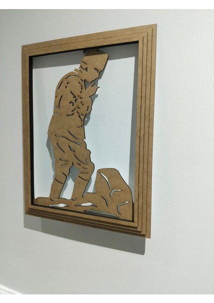 LED Işıklı Kurtuluş Savaşı Komutanı Atatürk Tasarımlı Ahşap Dekoratif Duvar Çerçevesi modelleri