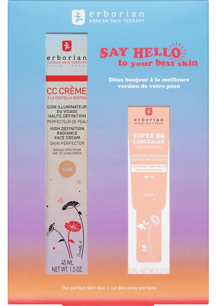 Kit cc Crème x Super Bb Concealer - Kusursuz Cilt Ikilisi Doré (45+10 Ml) fiyatları