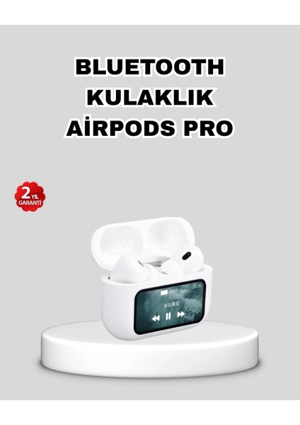Buğz Dokunmatik Ekranlı Bluetooth Kulaklık – Anc, Suya Dayanıklı, Powerbank Kutulu