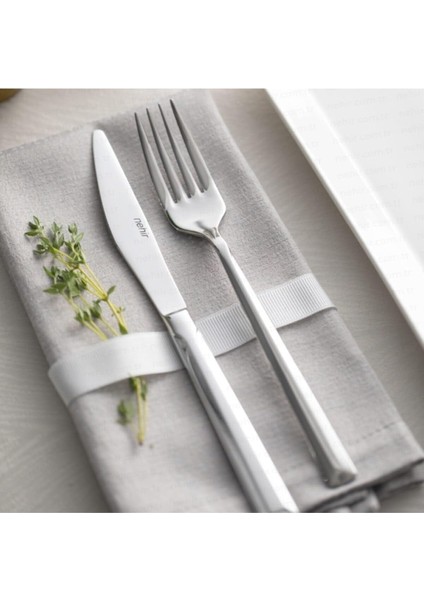 Sade 12 Kişilik 72 Parça Çatal Kaşık Bıçak Takımı