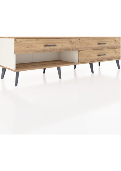Hyperion Tv Ünitesi 3 Çekmeceli 176X44X51 Aytaşı-Çam/çam fiyatları