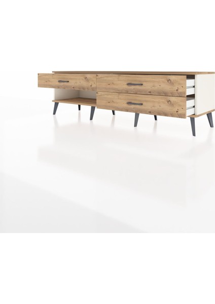Hyperion Tv Ünitesi 3 Çekmeceli 176X44X51 Aytaşı-Çam/çam modelleri