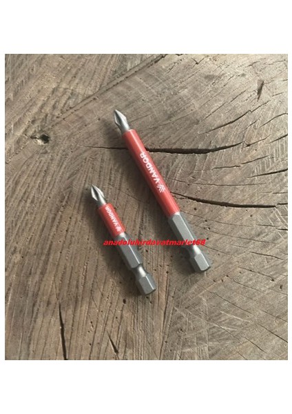 Kaydırmaz Vida Sıkma Ucu Ph1 50-75 Yıldız Bits Uç Cobalt Çelik Germany