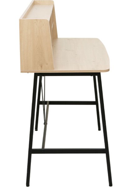 Tower Raflı Çalışma Masası - Ceviz / Siyah 115,5X55X106 cm fırsatları