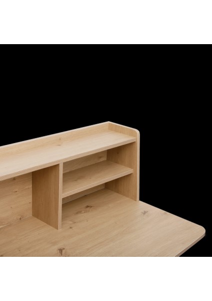 Tower Raflı Çalışma Masası - Ceviz / Siyah 115,5X55X106 cm indirimleri