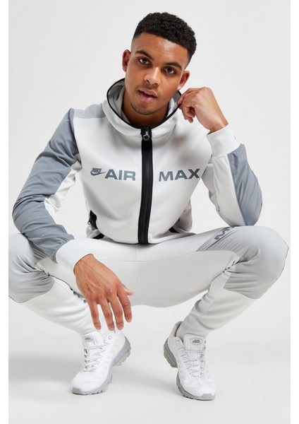 Nsw Clup Air Max Hoodie Erkek Beyaz-Gri Spor Ceket fiyatları