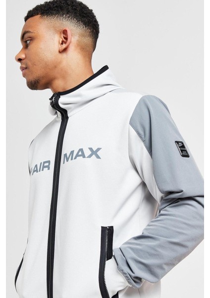 Nsw Clup Air Max Hoodie Erkek Beyaz-Gri Spor Ceket modelleri