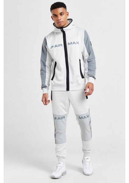 Nsw Clup Air Max Hoodie Erkek Beyaz-Gri Spor Ceket indirimleri