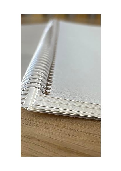 Boyutunda Şeffaf Kapağa Sahip Yırtılmaz Su Geçirmez Spiralli 60 Yapraklı Defter, Ofis Için Ideal, Planlayıcı (Çizgisiz) modelleri