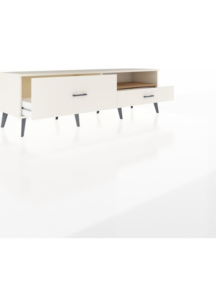 Hyperion Tv Ünitesi Tek Raflı 2 Çekmeceli 176X44X51 Aytaşı-Çam/aytaşı indirimleri