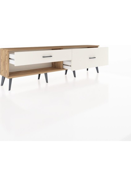 Arges Tv Ünitesi 2 Çekmeceli 176X30X51 Çam-Çam/aytaşı indirimleri