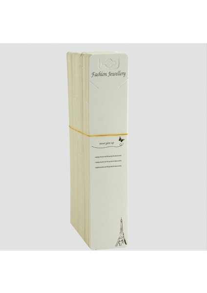 Lvsqvr Uzun Kolye Kartı-Beyaz