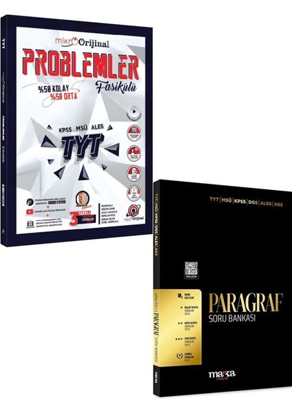 Orijinal+Marka 2026 Mikro Tyt Problemler+Paragraf Fasikülü Soru Bankası