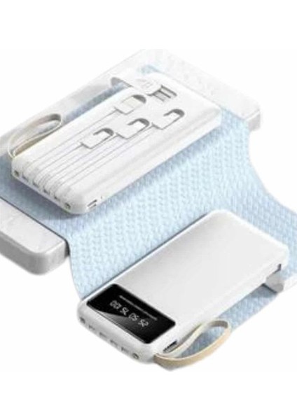 Lvsqvr Powerbank Şarj Cihazı 4 Çıkışlı 20.000 Mah Powerbank Taşınabilir Çoklu Giriş fırsatları