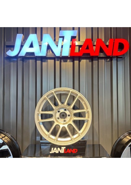 Jantland - 17" 4X100 Sparco Tarmac Silver Jant Takımı