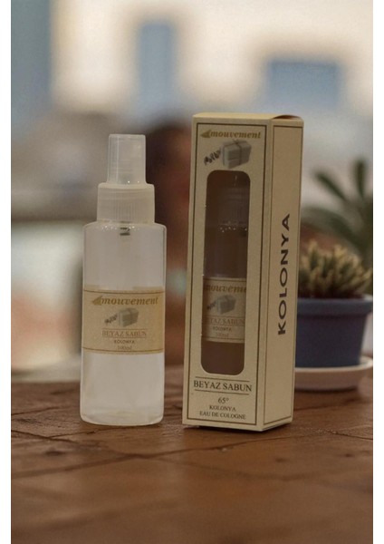Beyaz Sabun 100 ml Kolonya – Saf Temizlik ve Kalıcı Tazelik
