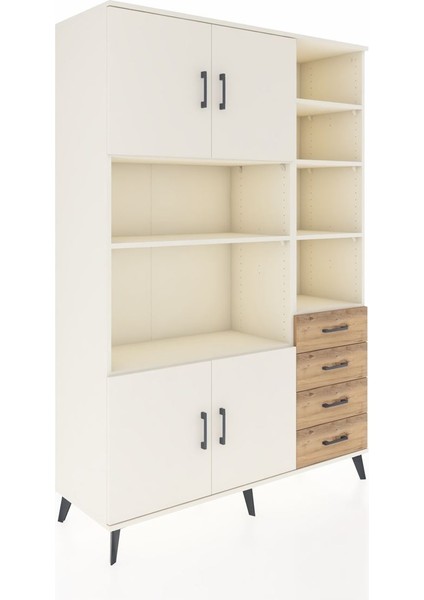 Hyperion Dolap 9 Raflı 4 Çekmeceli 4 Kapaklı 132X44X195 Aytaşı-Aytaşı/çam fiyatları