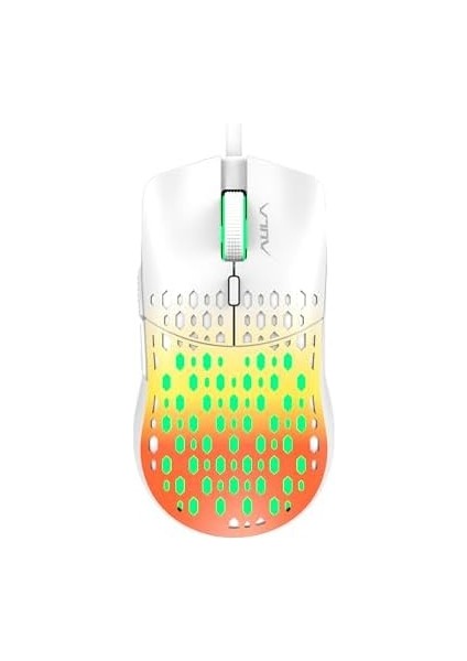 Aula S11 Pro 3600DPI Rgb Optik Gaming Mouse, Turuncu modelleri