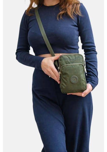 Krinkıl Kumaş Mini Omuz Çantası Çapraz Çanta LD614