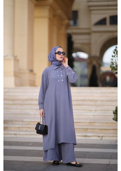 Tesettür Alya Takım Gri fiyatları