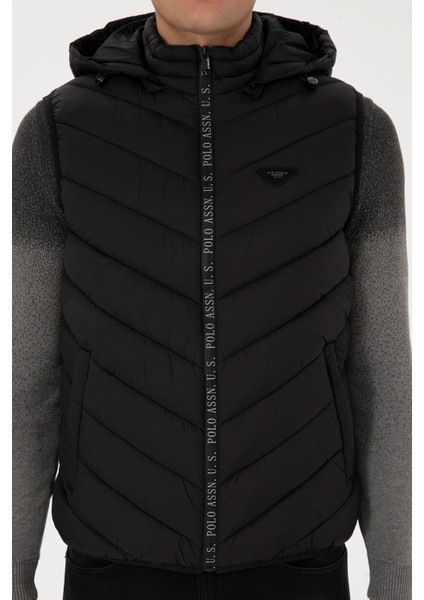 Erkek Siyah Yelek (Dokuma) 50310038-VR046