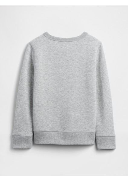 Erkek Bebek Açık Gri Gap Logo Sweatshirt modelleri