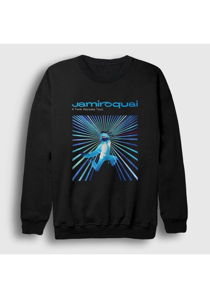 Unisex Siyah A Funk Odyssey Jamiroquai Sweatshirt