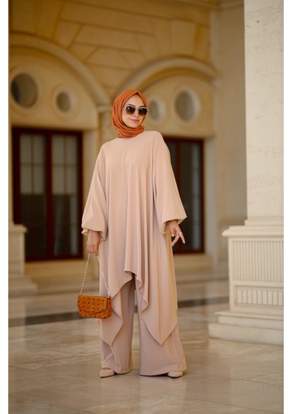 Tesettür Elena Takım Vizon