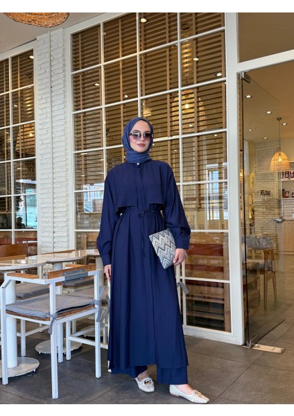 Tesettür Ayça Takım Lacivert