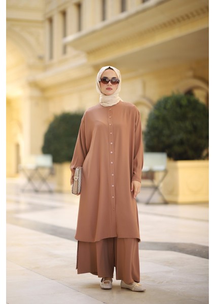 Tesettür Vual Takım Taba