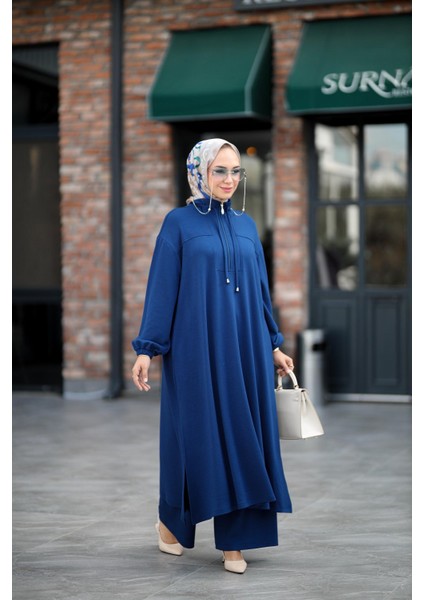 Tesettür Feza Takım Lacivert