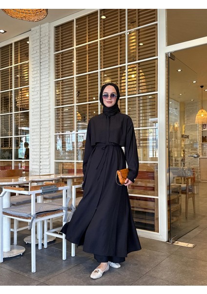 Tesettür Ayça Takım Siyah