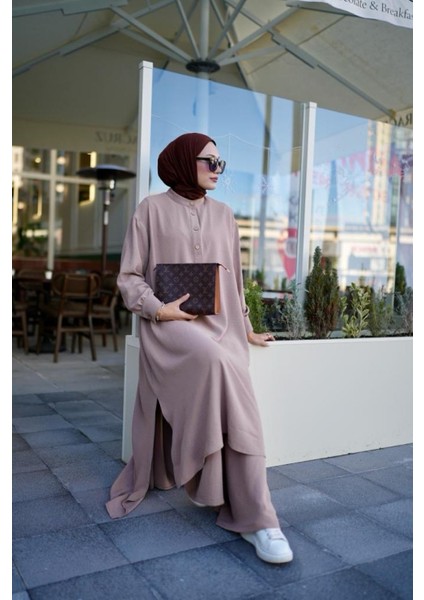 Tesettür Saye Takım Vizon