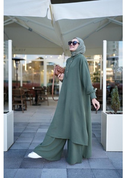 Tesettür Saye Takım Haki fiyatları