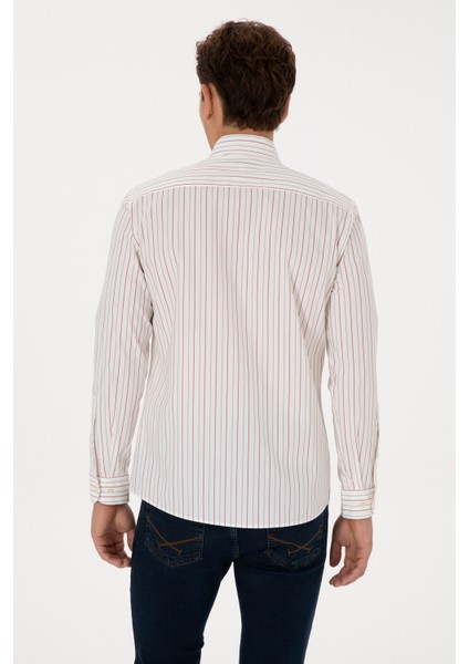 Erkek Bordo Gömlek Desenli 50308516-VR014 indirimleri